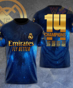Real Madrid FC 3D T shirt