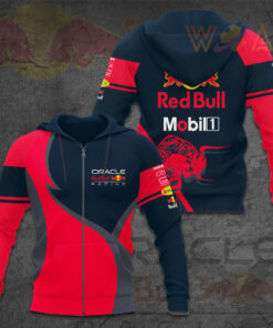 Red Bull Racing 3D Apparels zip up hoodie