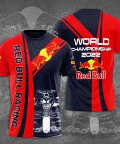 Red Bull Racing Word Championship 3D Apparels T shirt