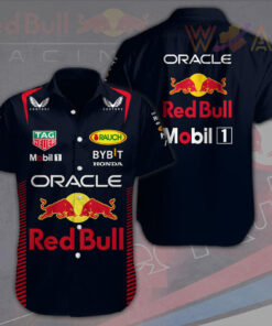 Red Bull Racing short sleeve dress shirts WOAHTEE17523S2