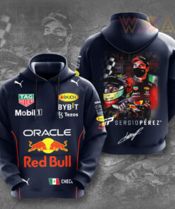 Red Bull Racing x Sergio Perez Mendoza 3D hoodie