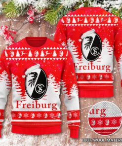 SC Freiburg 3D Christmas Sweater 2022