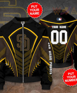 San Diego Padres 3D Bomber Jacket 01
