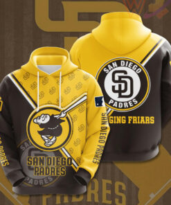 San Diego Padres 3D Hoodie 02
