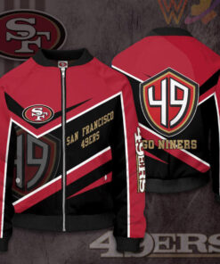 San Francisco 49ers 3D Bomber Jacket 02