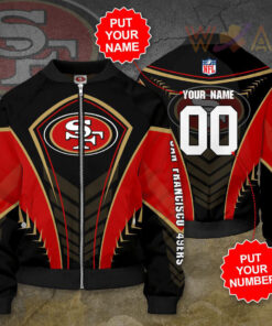 San Francisco 49ers 3D Bomber Jacket 03