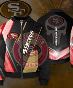 San Francisco 49ers 3D Bomber Jacket 04