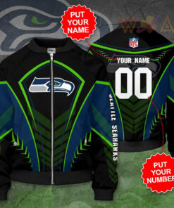 Seattle Seahawks 3D Bomber Jacket 04