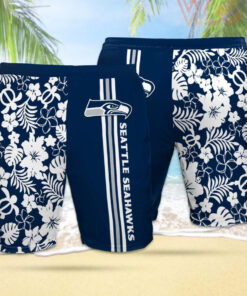 Seattle Seahawks 3D Hawaiian Short