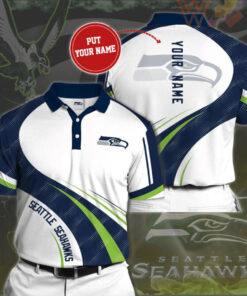 Seattle Seahawks 3D Polo 02
