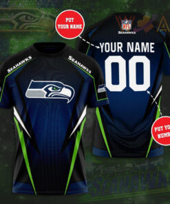 Seattle Seahawks 3D T shirt 02