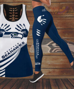 Seattle Seahawks Tide Hollow Tank Top Leggings 02
