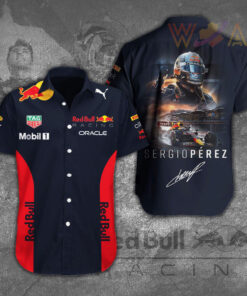 Sergio Perez Mendoza 3D Short Sleeve Dress Shirt 01