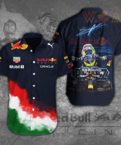 Sergio Perez Mendoza 3D Short Sleeve Dress Shirt 03