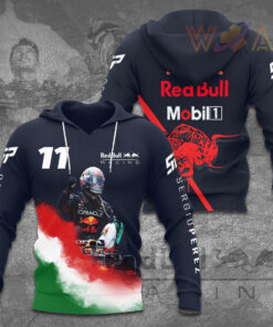 Sergio Perez Red Bull Racing 3D hoodie