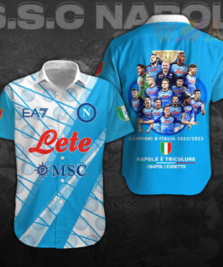 Ssc Napoli short sleeve dress shirts WOAHTEE19723S1