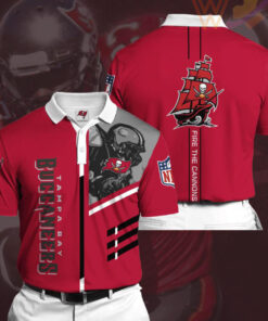 Tampa Bay Buccaneers 3D Polo 02