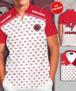 Tampa Bay Buccaneers 3D Short Sleeve Dress Shirt 03