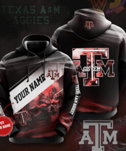 Texas AM Aggies 3D Hoodie 05