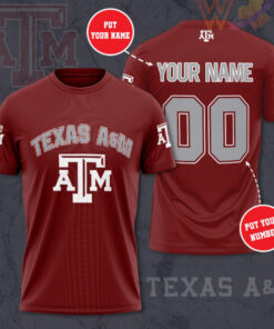 Texas AM Aggies 3D T shirt 02