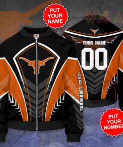 Texas Longhorns 3D Bomber Jacket 01