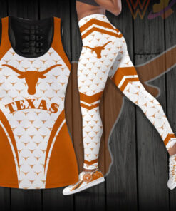 Texas Longhorns Hollow Tank Top Leggings 02