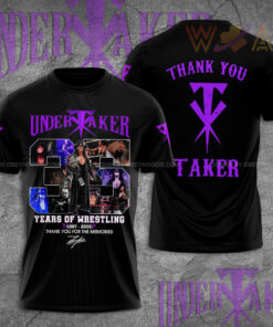 The Undertaker 35 Years Of Wrestling 3D T shirt