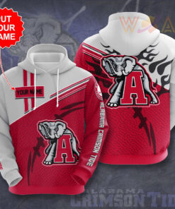 The best Alabama Crimson Tide 3D hoodie 014