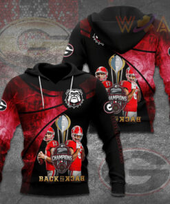 The best Georgia Bulldogs 3D hoodie 03