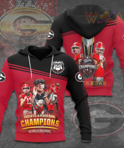The best Georgia Bulldogs 3D hoodie 05