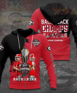 The best Georgia Bulldogs 3D zip hoodie 010