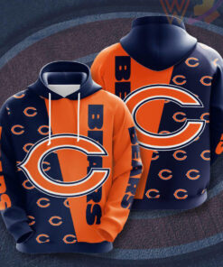 The best selling Chicago Bears 3D hoodie 01