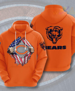 The best selling Chicago Bears 3D hoodie 03