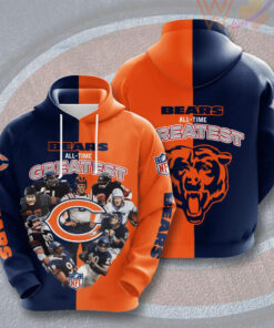 The best selling Chicago Bears 3D hoodie 10