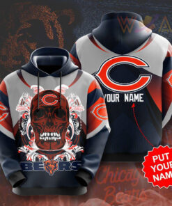 The best selling Chicago Bears 3D hoodie 13