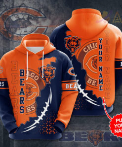 The best selling Chicago Bears 3D hoodie 14