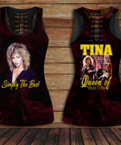 Tina Turner Tank Top Leggings set WOAHTEE29723S4