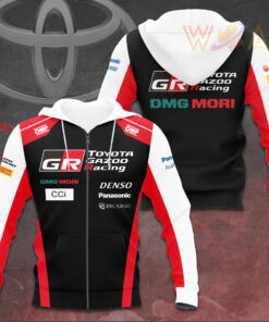 Toyota Gazoo Racing 3D Zip up Hoodie
