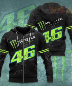 VR46 Monster Energy Zip up hoodie