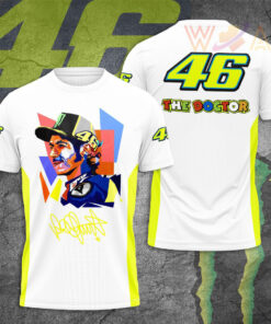 Valentino Rossi VR46 3D T shirt White