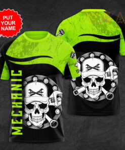 Vintage mechanic 3D T shirts