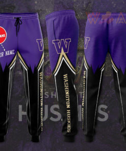 Washington Huskies 3D Bomber Jacket 07