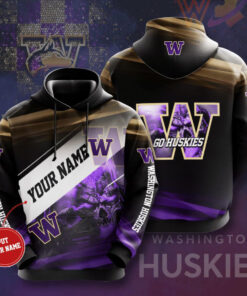 Washington Huskies 3D Hoodie 02