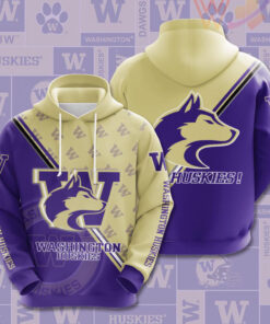 Washington Huskies 3D Hoodie 04