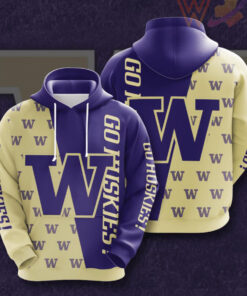 Washington Huskies 3D Hoodie 05