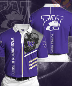 Washington Huskies 3D Polo 01