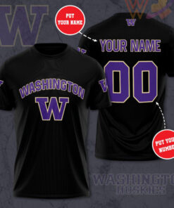 Washington Huskies 3D T shirt 01