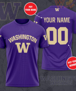 Washington Huskies 3D T shirt 02