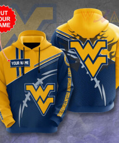 West Virginia Mountaineers 3D Hoodie 02