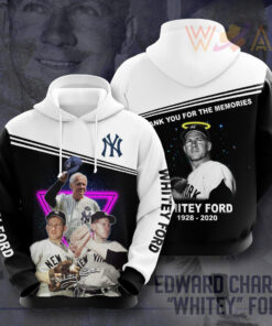 Whitey Ford New York Yankees 3D Hoodie 02